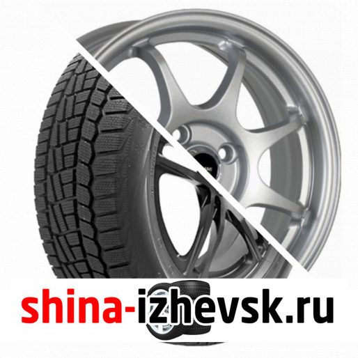 Колесо в сборе Viatti Brina зима (V-521) 185/60 R15 T 84 + Megami MGM-4 6xR15 4×100 ET40 DIA60.1 Серебристый в Ижевске